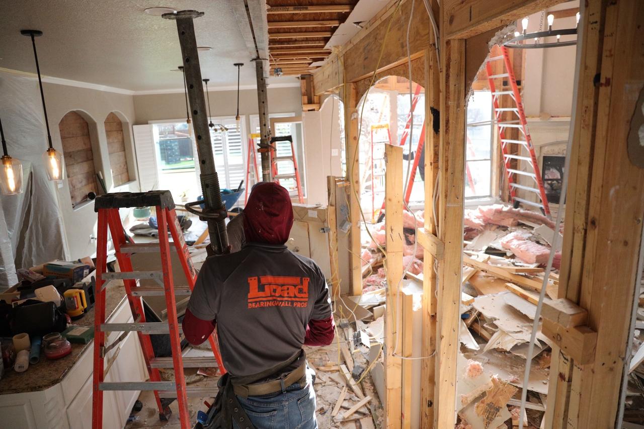 Temporary Wall Support Installation Safe Structural Removal