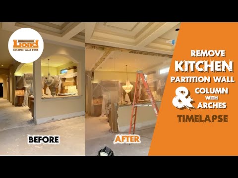 Complete kitchen remodel before and after — remove wall between kitchen and dining room