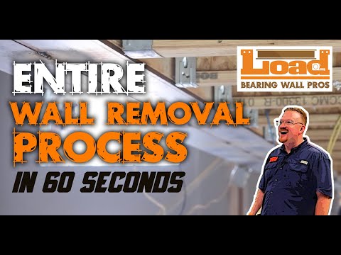 3 load bearing walls removed — open concept kitchen and living room before and after