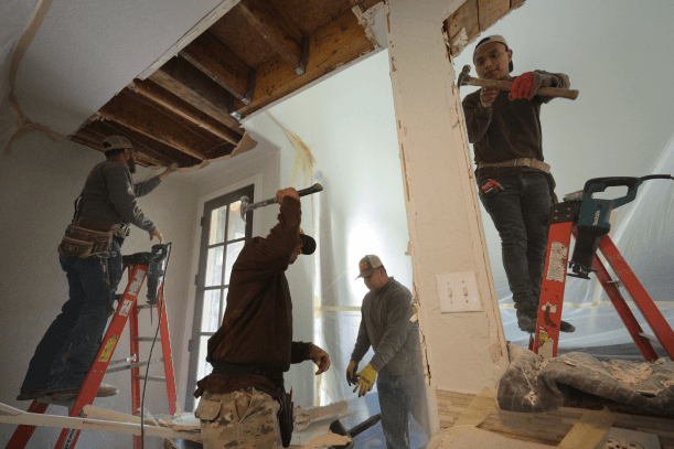 Load Bearing Wall Pros crew at work