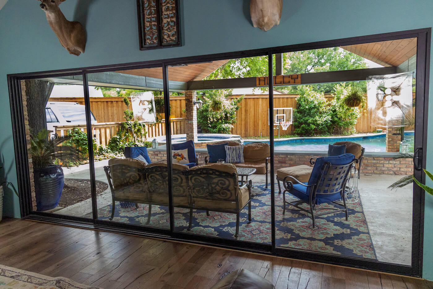 Wall to door conversion project completed by Load Bearing Wall Pros Texas
