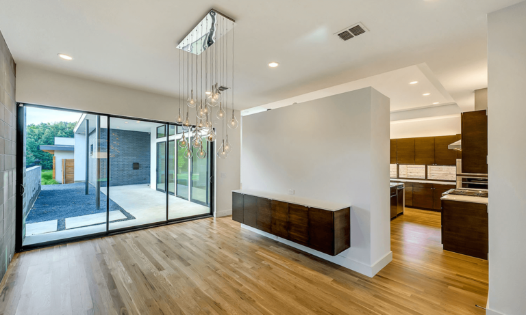 Custom glass door wall conversion by Load Bearing Wall Pros DFW Texas